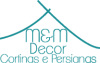 Logo da MeM Decor cortinas e persianas - contato 71 9 91364846